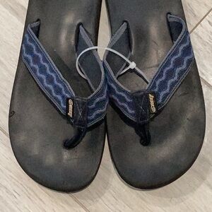 Reef Black and Blue Flip Flops